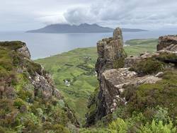 The Finger of God with Rum beyond